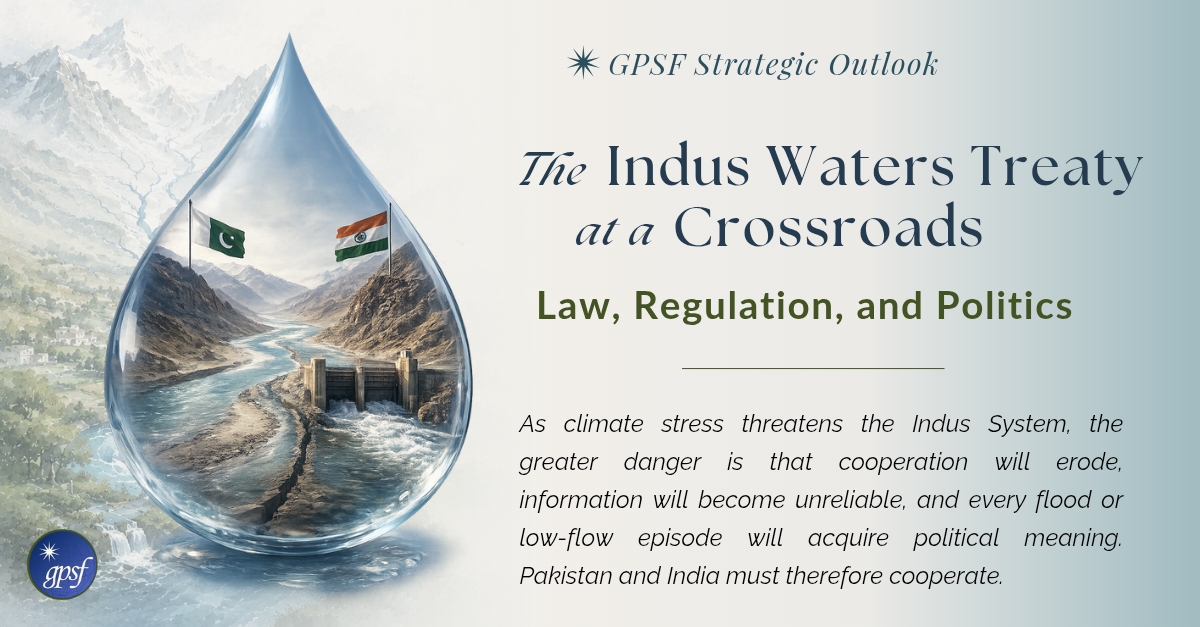 Law, Regulation and Politics: Indus Waters Treaty at a Crossroads